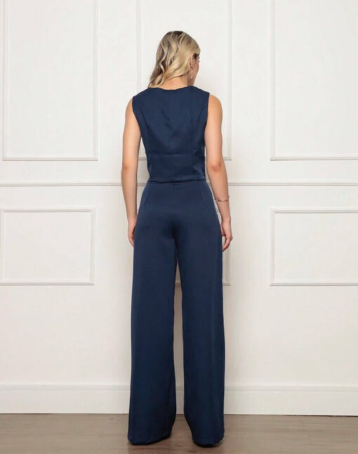 Women's Vest and Tailored Trousers Set - Elegant Fashion - Image 33
