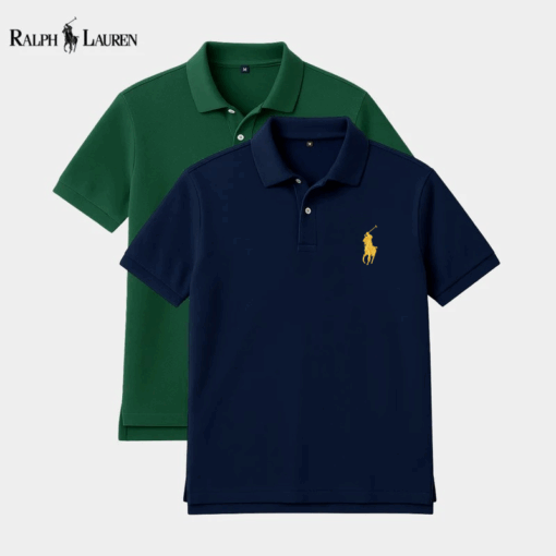 𝐑𝐚𝐥𝐩𝐡 𝐋𝐚𝐮𝐫𝐞𝐧 Polo Bundle – Buy 1, Get 1 Free + FREE Premium Wristwatch - Image 8
