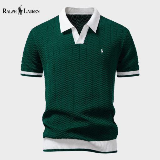 Ꮢаlрh Ⅼаurеn™ Prestige Contrast Polo - Image 3