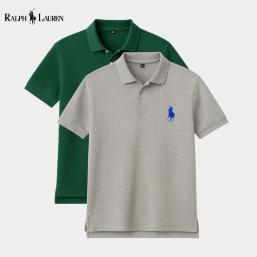 𝐑𝐚𝐥𝐩𝐡 𝐋𝐚𝐮𝐫𝐞𝐧 Polo Bundle – Buy 1, Get 1 Free + FREE Premium Wristwatch - Image 4