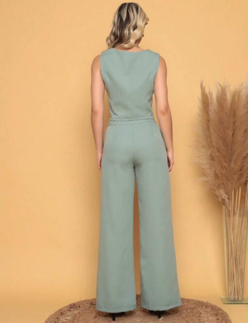 Women's Vest and Tailored Trousers Set - Elegant Fashion - Image 16