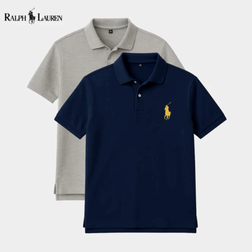 𝐑𝐚𝐥𝐩𝐡 𝐋𝐚𝐮𝐫𝐞𝐧 Polo Bundle – Buy 1, Get 1 Free + FREE Premium Wristwatch - Image 11