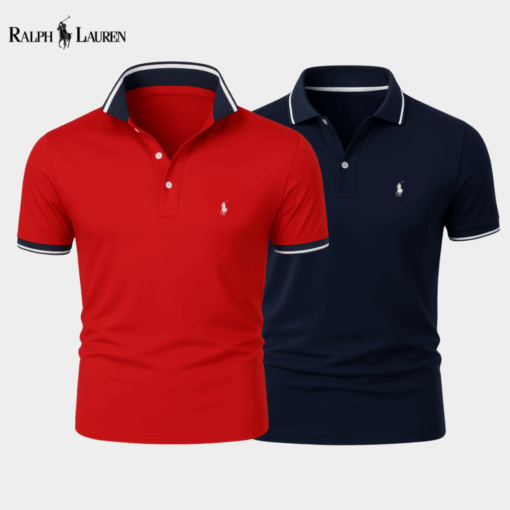 𝐑𝐚𝐥𝐩𝐡 𝐋𝐚𝐮𝐫𝐞𝐧™ Premium Polo Shirt – Buy 1, Get 1 Free + FREE Premium Wristwatch - Image 8
