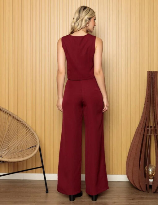 Women's Vest and Tailored Trousers Set - Elegant Fashion - Image 38