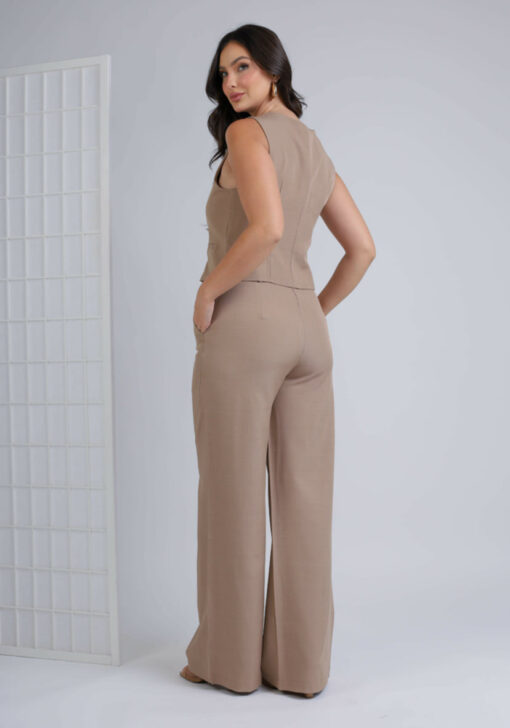 Women's Vest and Tailored Trousers Set - Elegant Fashion - Image 7