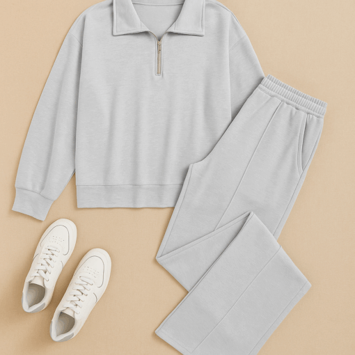 Aluzi Turtleneck Sweater and Drawstring Trousers - Image 8